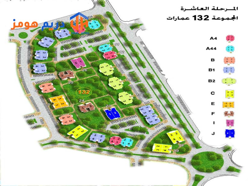 خريطة المرحلة العاشرة عمارات الرحاب