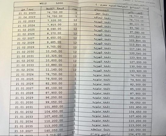 شقه مودرن ديزاين في مدينتي للبيع تقسيط b8