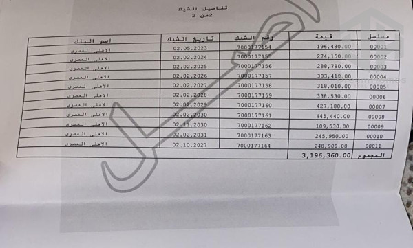 شقه للبيع بمدينتي 107م2 في B12 بتسهيلات علي 12 عام