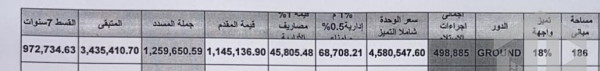 شقة 186م2 للبيع تقسيط في B2 مدينتي استلام فوري تطل ع النادي